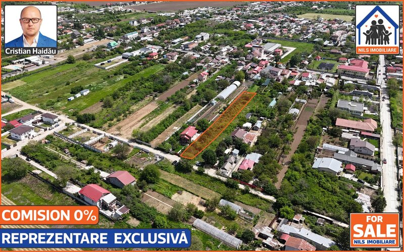 Jilava, IF,  teren (1791 mp) cu toate utilitatile, 70 euro/mp,